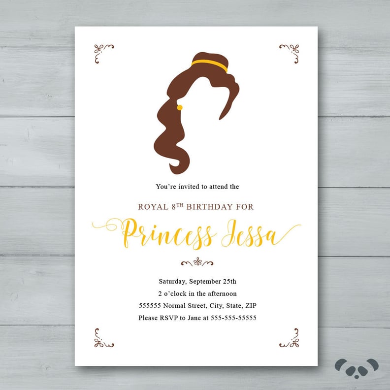 Beauty and the Beast Party Invitations​