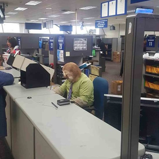 Person Wears Sloth Costume to the DMV