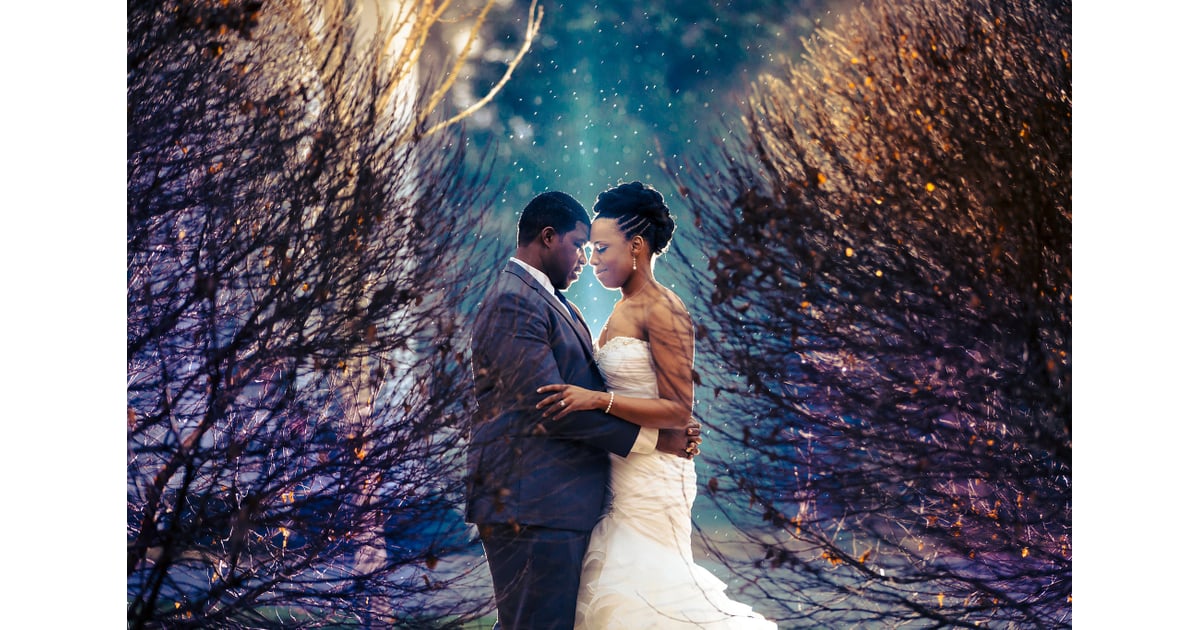 Joy And Cameron S Christmas Y Winter Wonderland Wedding Took Place