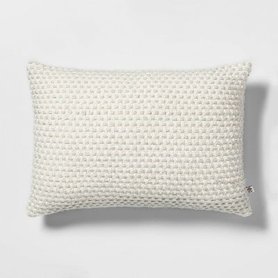 Texture Throw Pillow Green Dot