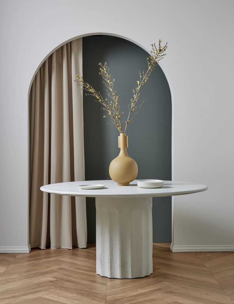 A Stunning Table: Lulu and Georgia Doric Round Dining Table by Sarah Sherman Samuel