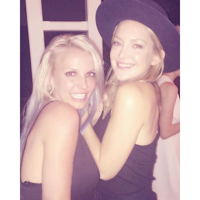 Britney Spears and Kate Hudson Hang Out 2015