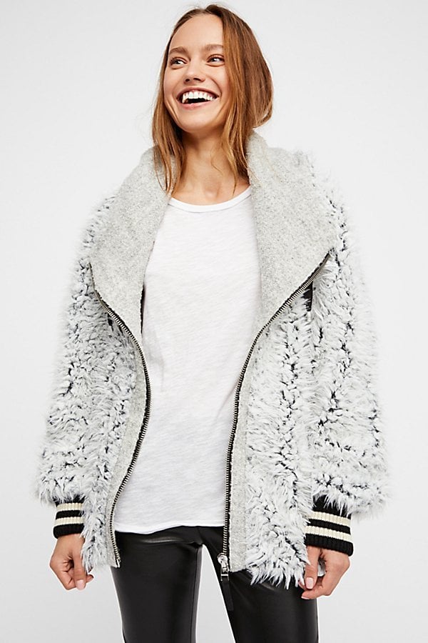 Free People Fluffy Dolman Jacket