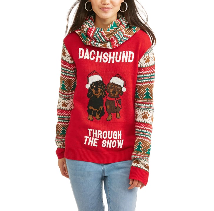 dachshund through the snow sweatshirt