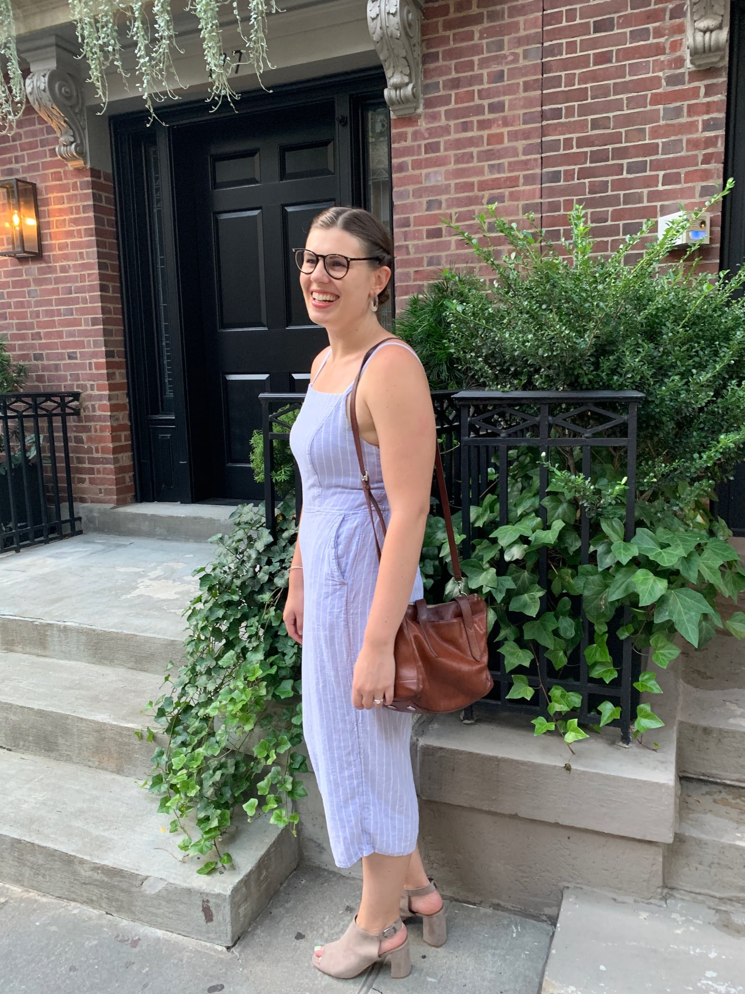 Old Navy Linen Jumpsuit Review POPSUGAR Fashion