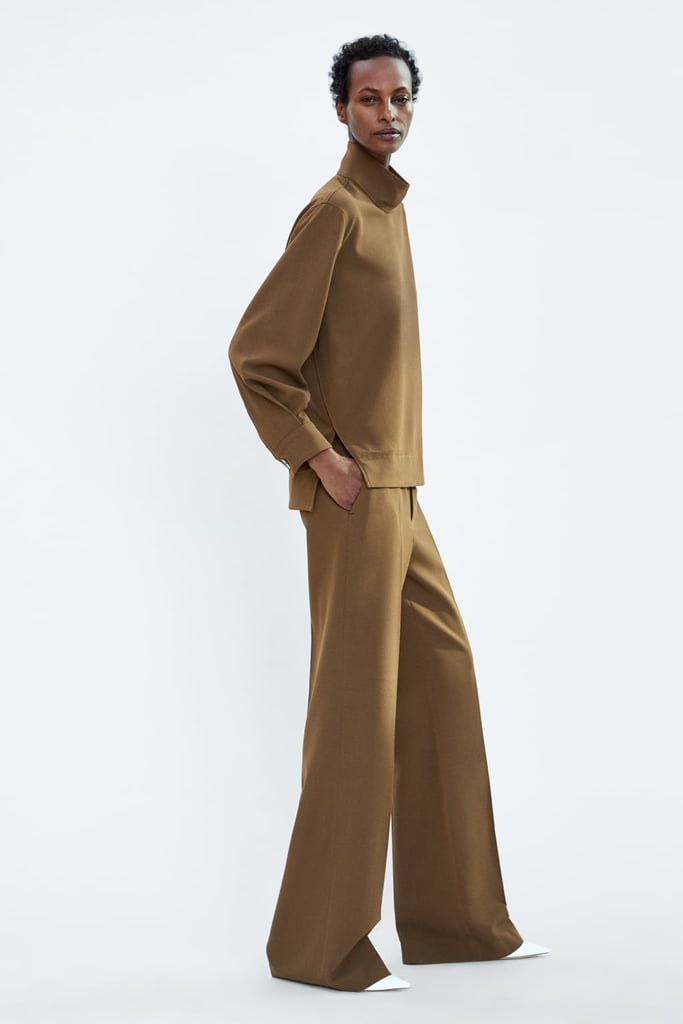 zara flared joggers