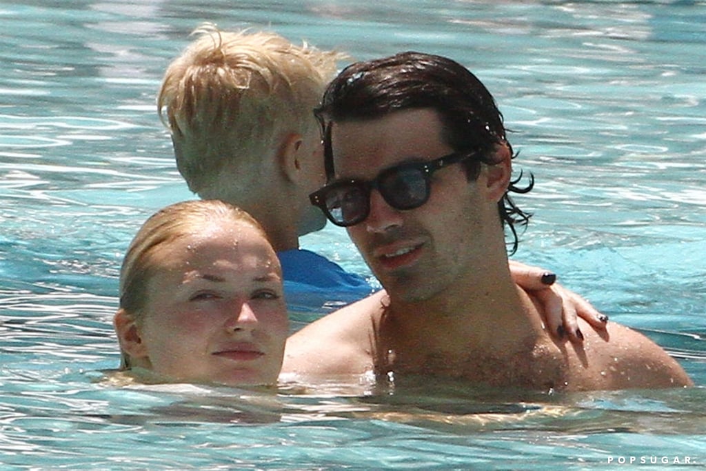 Joe Jonas and Sophie Turner Kissing in Miami August 2018