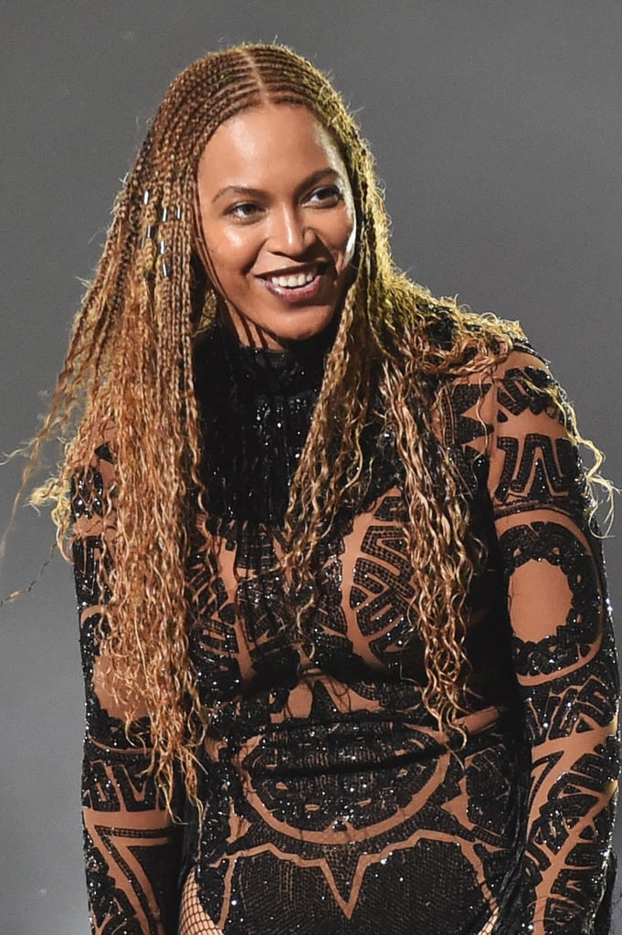 Beyoncé Knowles With Golden Braids