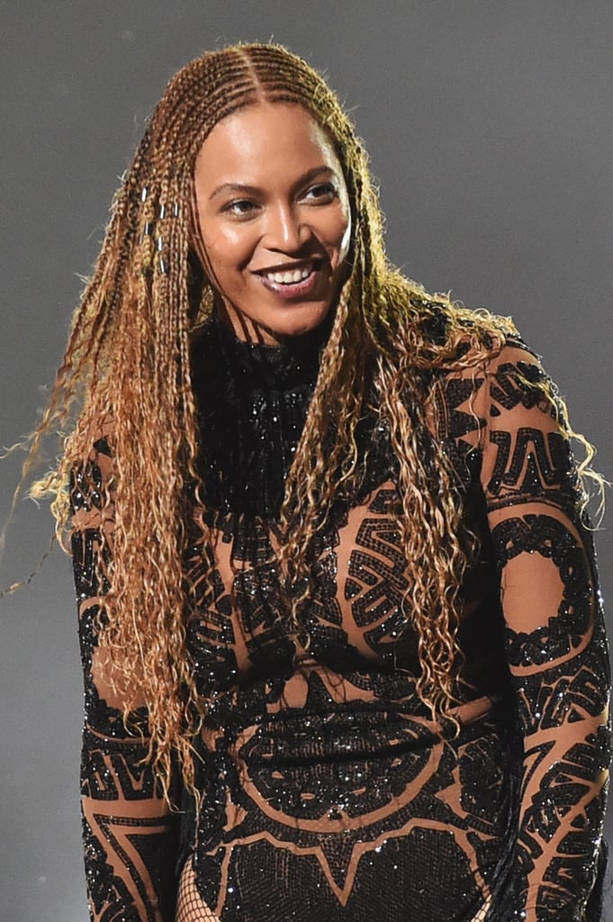 Beyoncé's Braided Hairstyles: Cornrow Box Braids