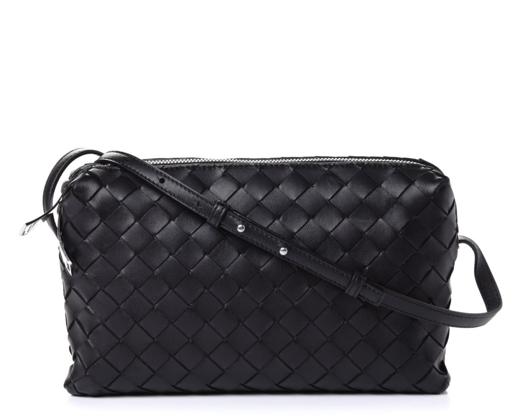 Bottega Veneta Nappa Intrecciato Mini Crossbody Black