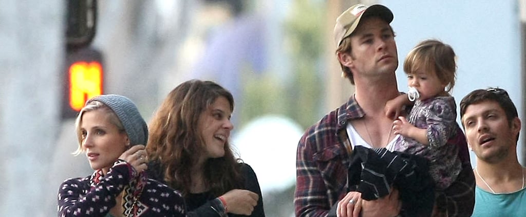 Chris Hemsworth and Pregnant Elsa Pataky in Venice Beach