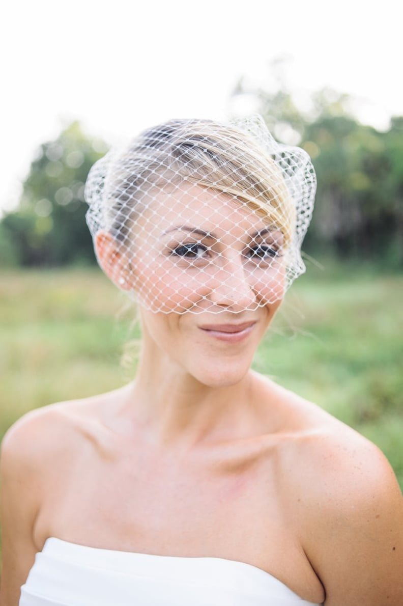 Plain Birdcage Veil