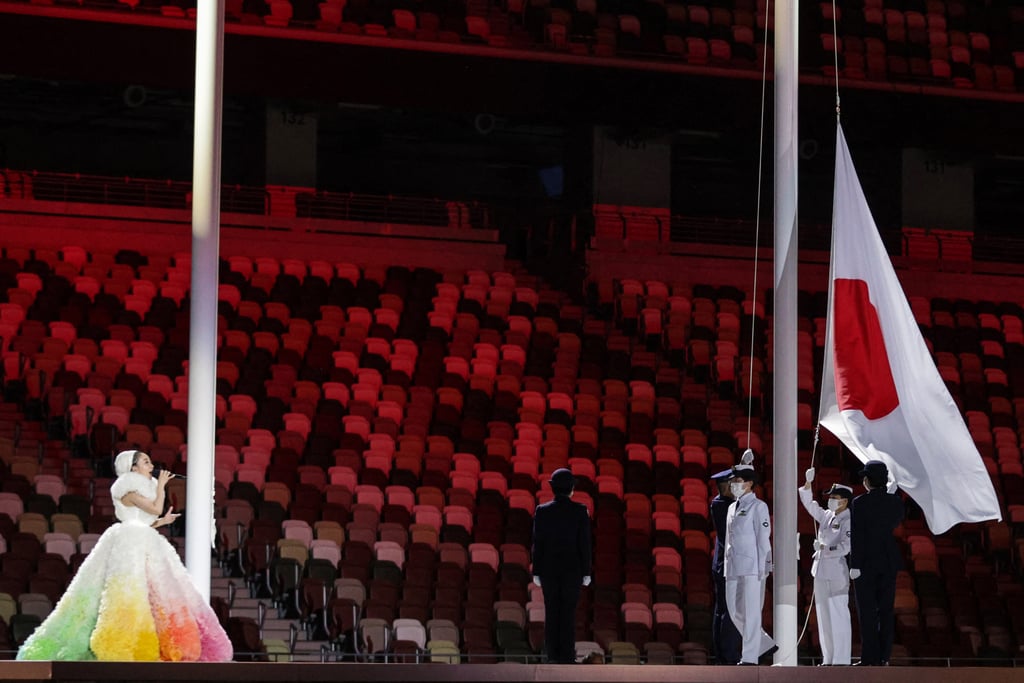 2021 Olympics Opening Ceremony: The National Anthem