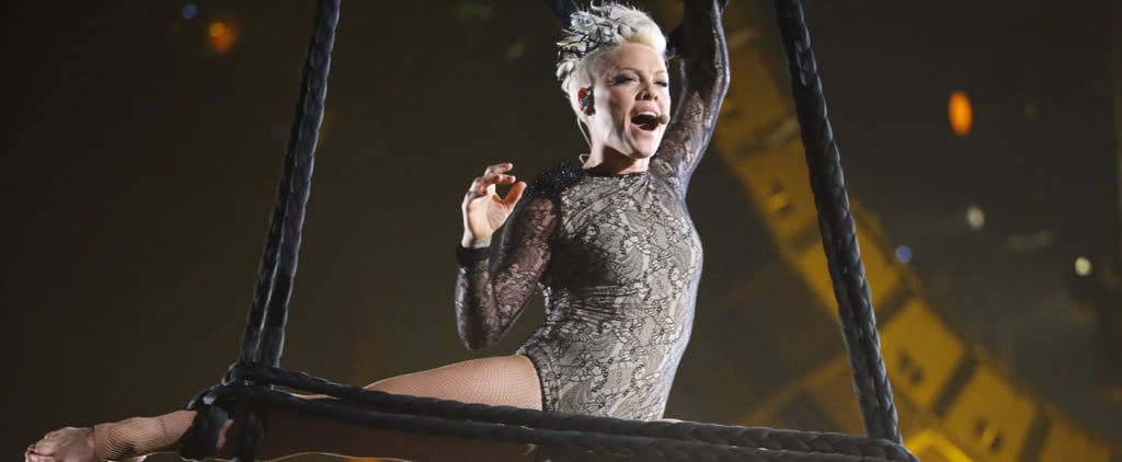 Pink Flying During Performances Pictures