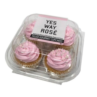 Yes Way Rosé Cupcakes