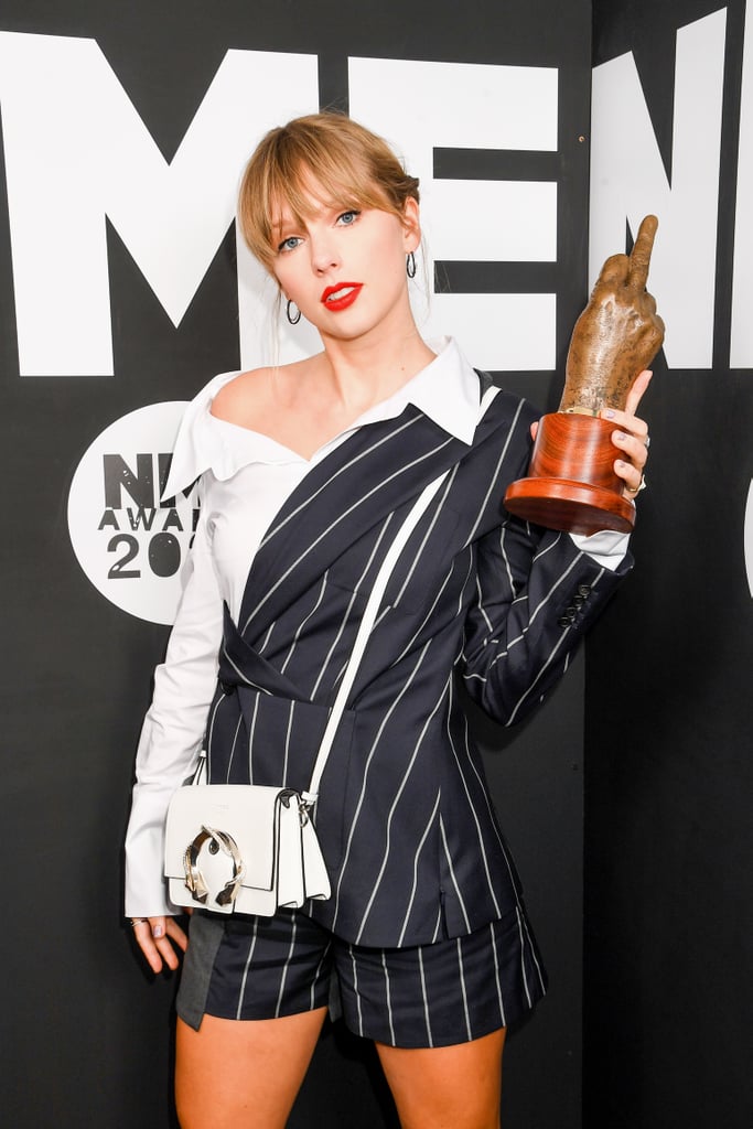 Taylor Swift at the NME Awards in Brixton 2020