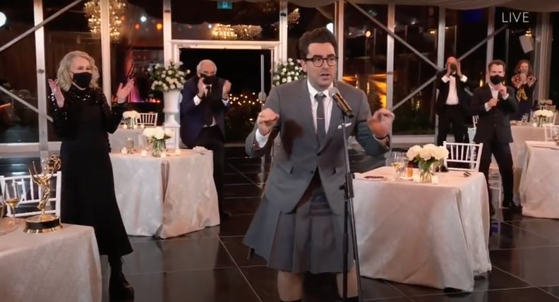 Dan Levy's 2020 Emmys Outfit