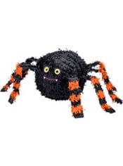 Orange and Black Spider Piñata
