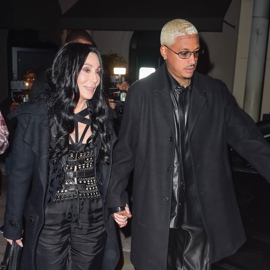 Cher and Alexander Edwards Attend Super Bowl Party Together