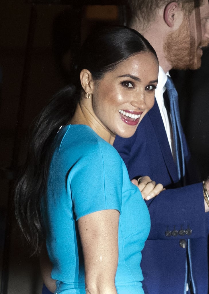 Meghan Markle's Blue Victoria Beckham Dress 2020