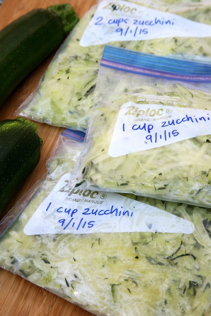 Freeze Grated Courgette