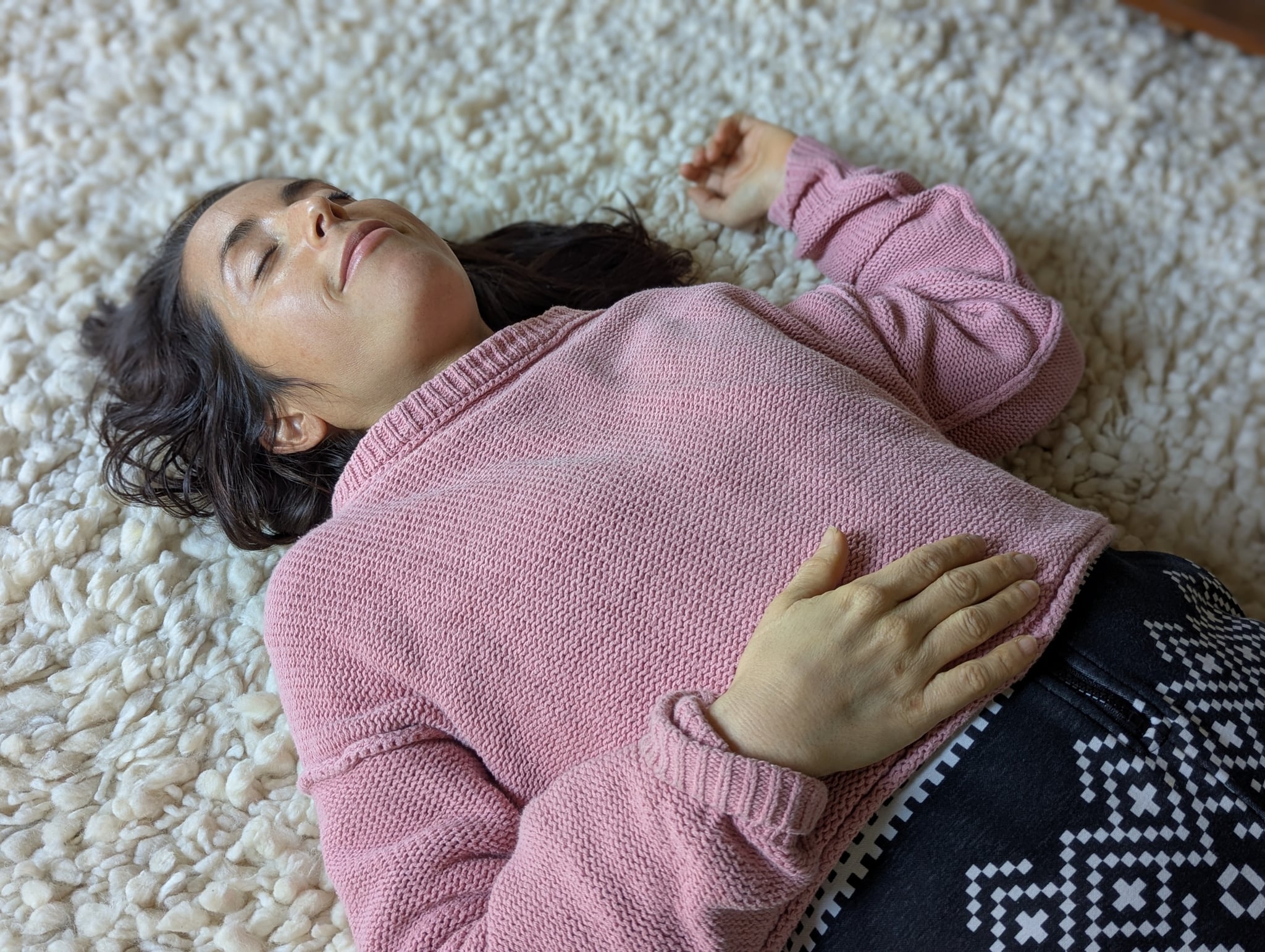 Trying floor time, the TikTok wellness trend