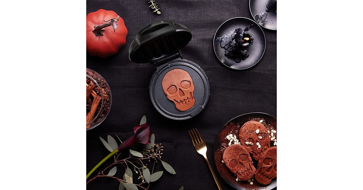 Dash Skull Mini Waffle Maker in Shimmer This Mini Skull Waffle Maker