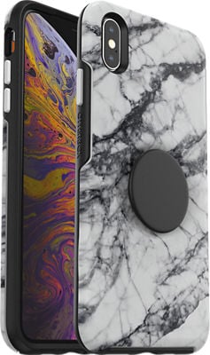 OtterBox Otter + Pop Symmetry White Marble Case