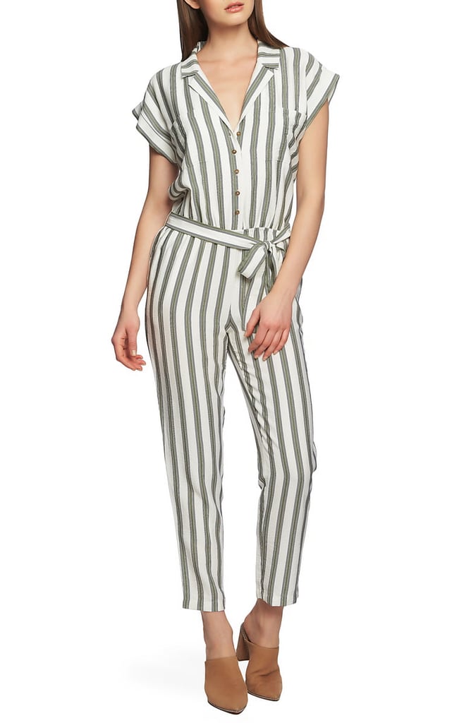 1.State Regancy Stripe Jumpsuit