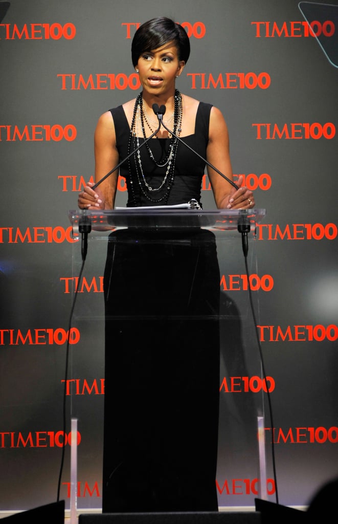 Wearing Michael Kors at the Time 100 gala in 2009.