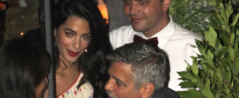 Amal Clooney's Floral-Print Dress in Italy