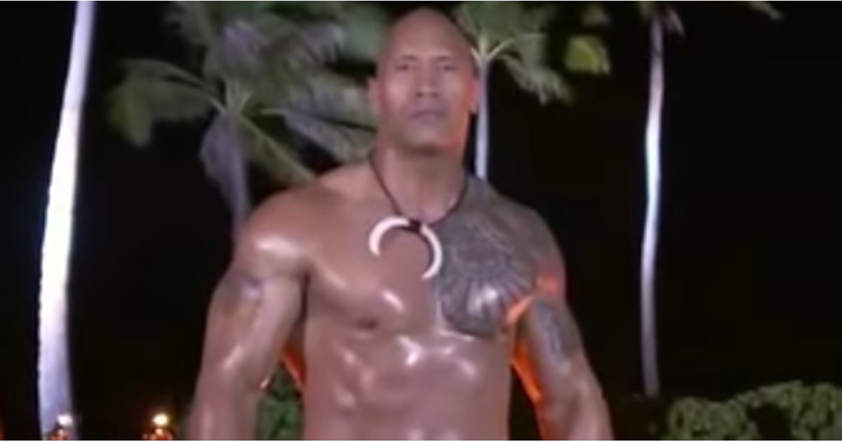 Dwayne Johnson Samoan Slap Dance Video September 2016 Popsugar Celebrity 