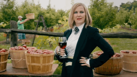 When Moira Films a Commercial For Fruit Wine