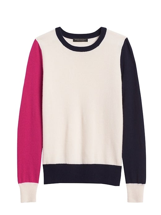 Cashmere Colour-Blocked Sweater