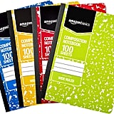 AmazonBasics Wide-Ruled Composition Notebooks