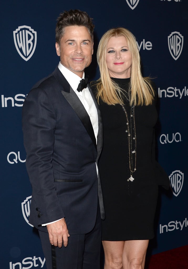 Rob Lowe and Sheryl Berkoff made their way inside. Celebrities at