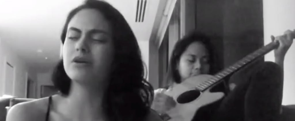 Camila Mendes Covers Mac Miller's "Circles" Instagram Video