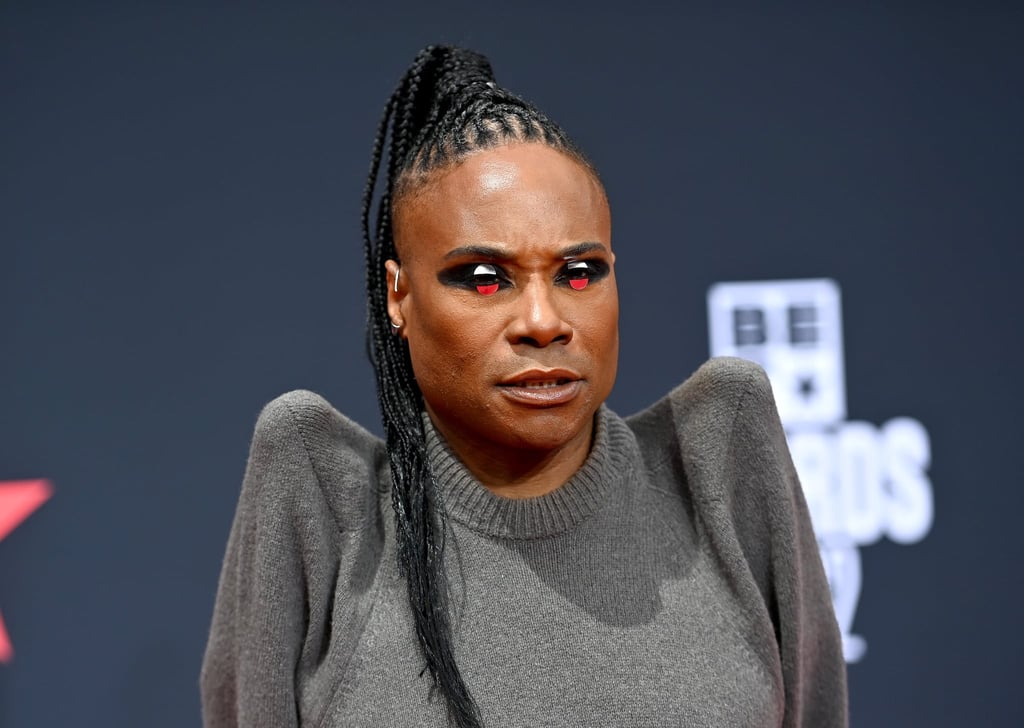 Billy Porter's Metallic Eye Makeup at the 2022 BET Awards