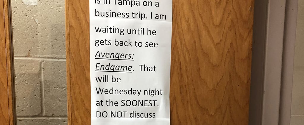 Teacher's Note to Students About Avengers Spoilers