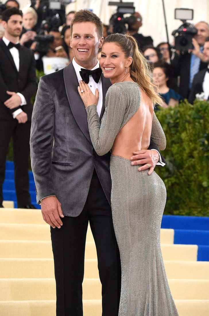 Gisele Bundchen and Tom Brady at the Met Gala 2017 ...