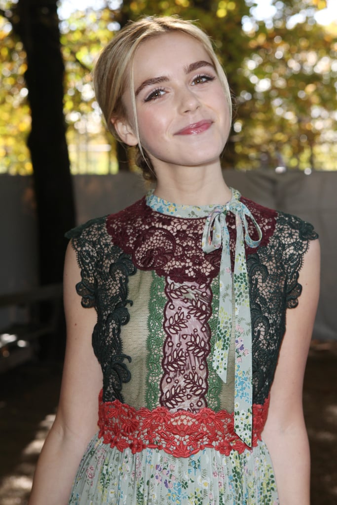 Kiernan Shipka at a Valentino Show in 2015