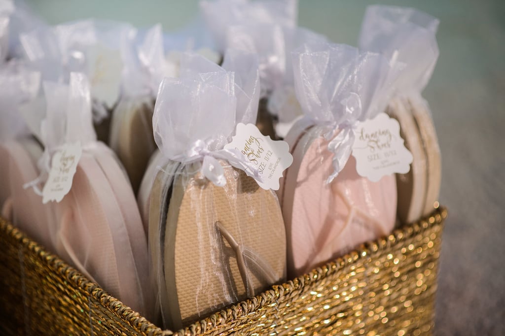 flip flop wedding favors