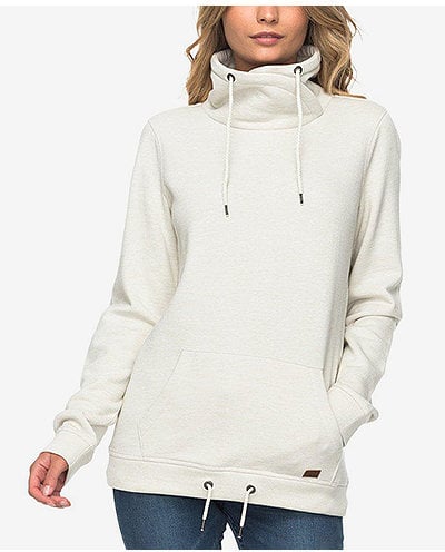 Roxy Marled Funnel-Neck Sweatshirt