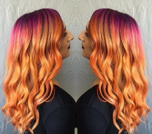 Sunset Hair Color Trend Popsugar Beauty 