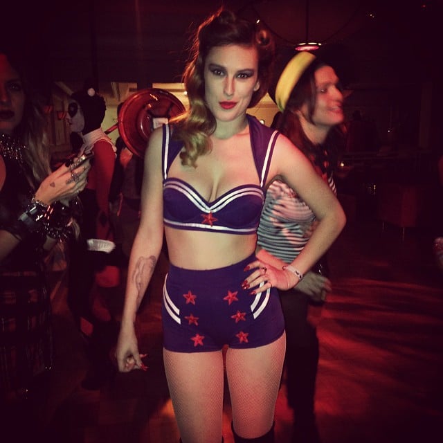 Rumer Willis set sail as a sexy sailor girl for Halloween.
Source: Instagram user ruelerue