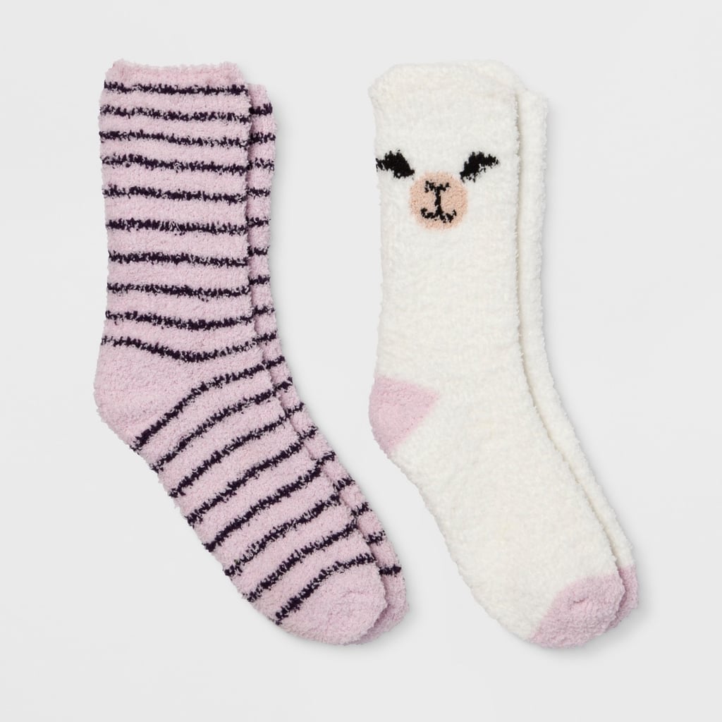 Llama Cosy Crew 2pk Casual Socks