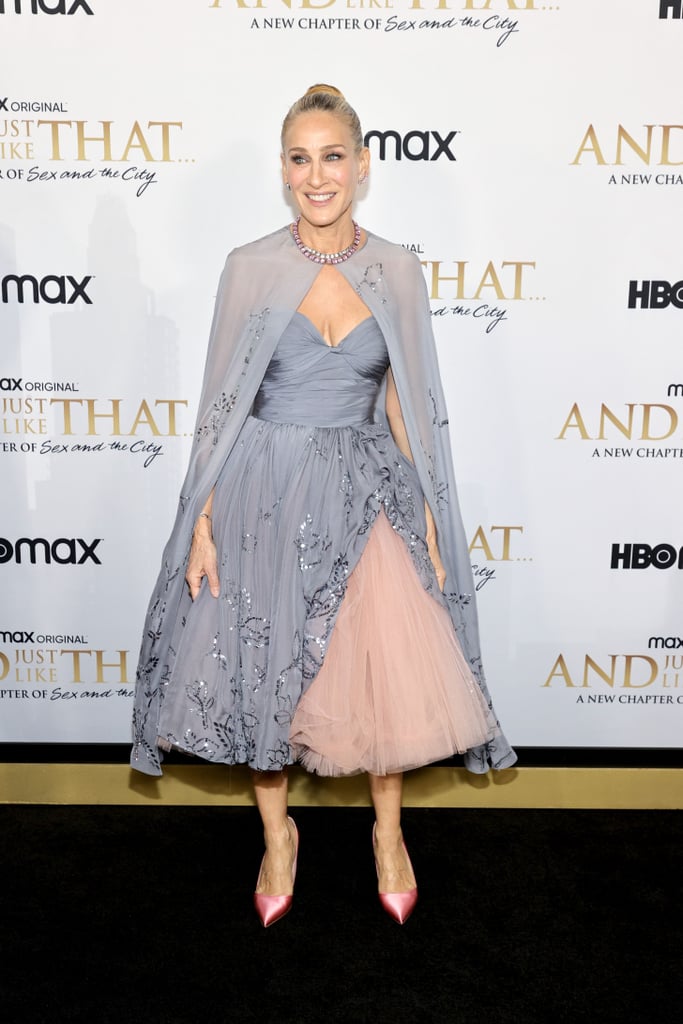 Sarah Jessica Parker Wears Dress Inspired by Carrie Bradshaw