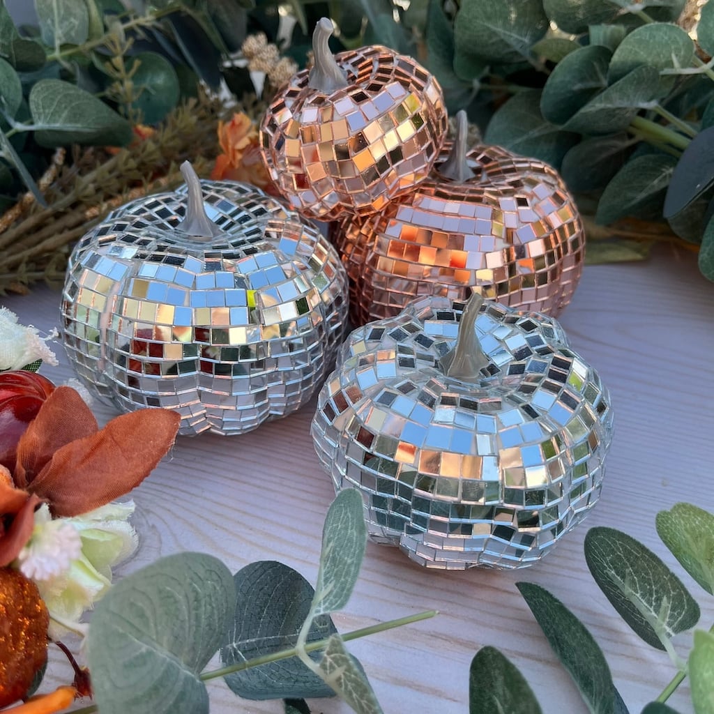Disco-Ball Pumpkin