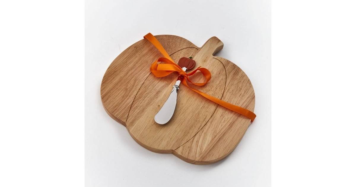 Monster Mozzarella Lakeside Pumpkin Shaped Cheese Board with Spreader