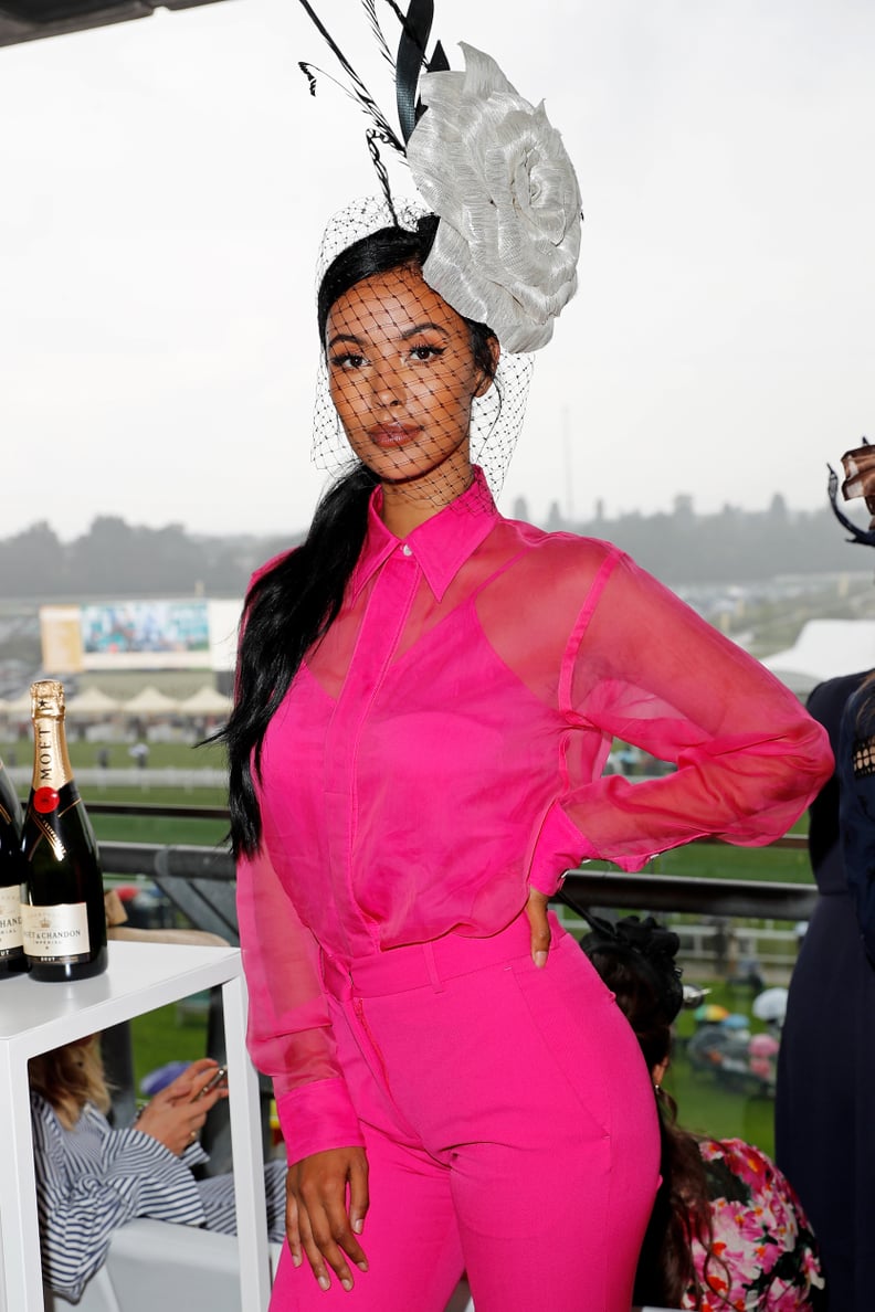 Maya Jama at Royal Ascot